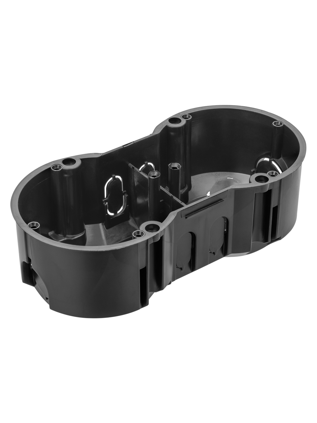 Установочная коробка TDM СП 2-х местная, 141х70х45мм, саморезы, IP20, инд. штрихкод купить с доставкой по РФ