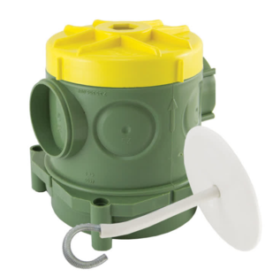 Установочная коробка TDM СП 82х80х90,5мм, крюк для люстры, гайка, для заливки в бетон, инд. штрихкод