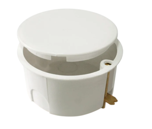 Установочная коробка TDM СП D73х73мм, углубленная, крышка, метал. лапки, IP20