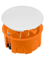 Распаячная коробка TDM СП D80х40мм, крышка, пл. лапки, IP20 купить с доставкой по РФ