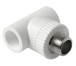 Тройник Fusitek комб. с нар.р. PPR (W) - 20 х 1/2" (10 шт / 120 шт) купить с доставкой по РФ