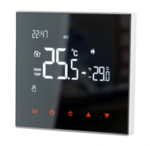 Терморегулятор и термостат Warmcoin W200 Mirror программируемый Цвет: Белый W200_белый_зерк купить с доставкой по РФ