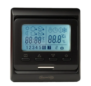 Терморегулятор и термостат Warmcoin W51 программируемый (c Wi-Fi) Цвет: Черный Матовый W51_ЧЕРН_МАТОВЫЙ_WiFi