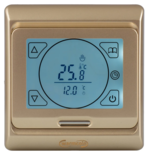 Терморегулятор и термостат Warmcoin W91 программируемый Цвет: Золото Термостат_W91_gold купить с доставкой по РФ