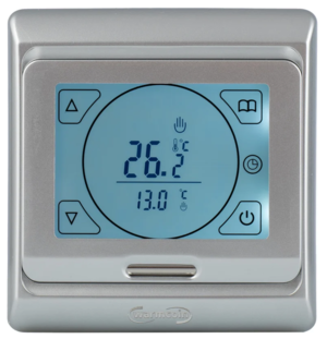 Warmcoin W91 программируемый Цвет: Серебро Термостат_W91_silver