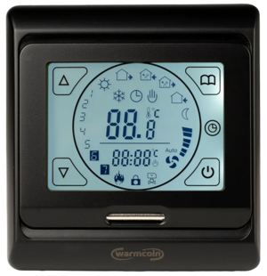 Warmcoin W91 программируемый Цвет: Черный Термостат_W91_matte_black