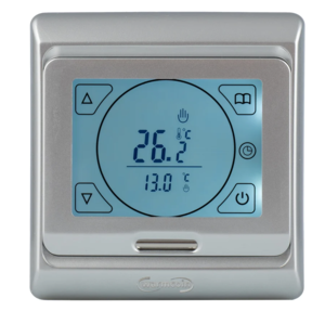 Терморегулятор и термостат Warmcoin W51 программируемый Цвет: Серебро W51_silver