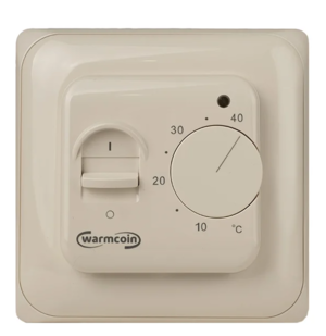 Терморегулятор и термостат Warmcoin W70 механический Цвет: Бежевый Термостат_RTC_70.26_бежевый