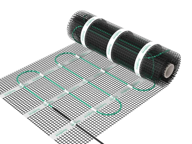 Электрический теплый пол Systeme Electric нагревательный мат STEP TURBO 200 Вт/м2 2000 Вт 10 м2 купить с доставкой по РФ