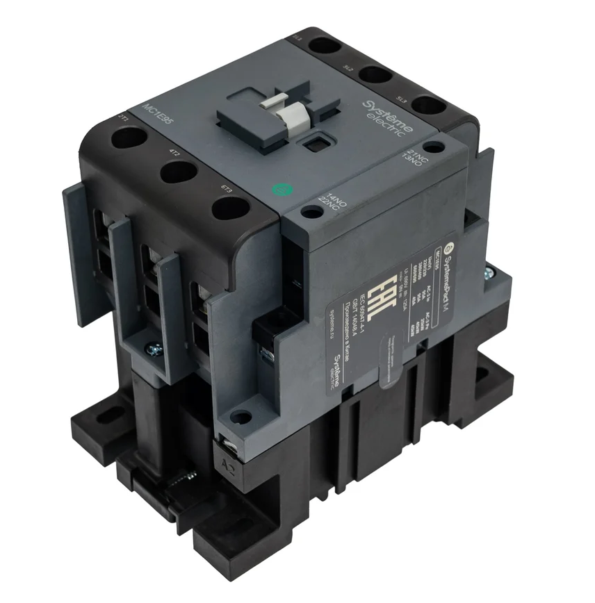 Контактор Systeme Electric mc1e 3п 95а кат. 380в/400в ac 1но+1нз se mc1e95q7 купить с доставкой по РФ