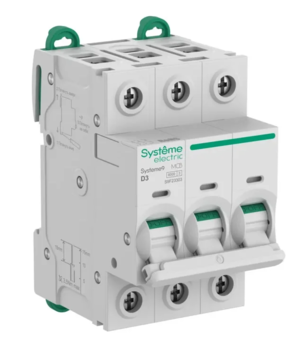 Автоматический выключатель Systeme Electric (АВ) D 3A 3P 6kA 400В