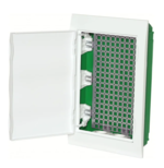 Корпус встраиваемый с белой дверью 3ряд/3 6мод 2 розетки City9 Box IT купить с доставкой по РФ