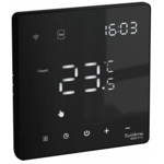 Терморегулятор и термостат Systeme Electric ARTGALLERY ТЕРМОСТАТ программируемый с Wi-Fi для электрического теплого пола, 16 А, моноблочный, ЧЕРНЫЙ купить с доставкой по РФ