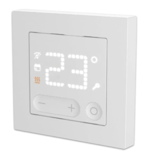 Терморегулятор и термостат Systeme Electric ATLASDESIGN SMART термостат программируемый для электрического теплого пола, Zigbee, 16 А, мех., БЕЛЫЙ