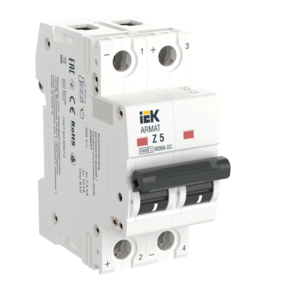 Автоматический выключатель IEK ARMAT M06N-DC 2P Z 5А
