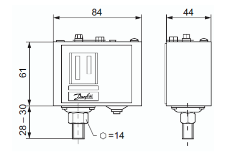 Реле давления Danfoss KPI 35 G 1/2, -0,2-8 бар заказать со складов по всей России