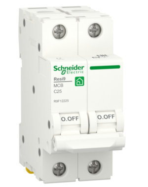 Выключатель автоматический Schneider Electric RESI9 (АВ) С 25А 2P 6000А SchE