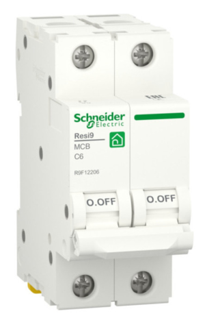 Выключатель автоматический Schneider Electric Авт выключатель 2п 6А C 6kA Schneider Electric R9F12206 (6) RESI9