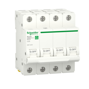 Выключатель автоматический Schneider Electric 4p mcb r9f 25а 6ка c resi9 se r9f12425