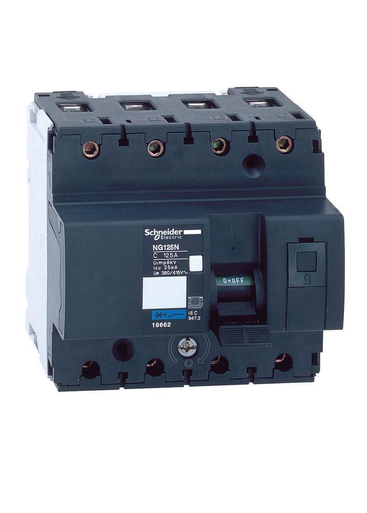 Выключатель автоматический Schneider Electric 4p ng125n 40а 25 ка c acti9 se 18654 купить с доставкой по РФ