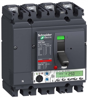 Выключатель автоматический Schneider Electric nsx250f 4п 160 a 36 ка compact nsx schneider electric lv431866