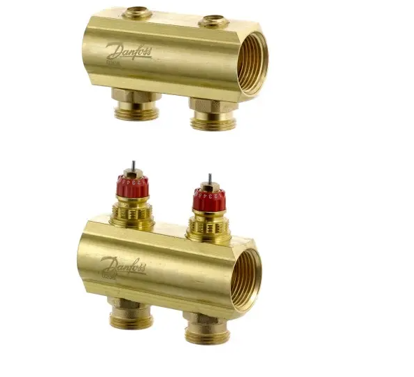 Коллекторы Danfoss FHF-2 для 2 контуров купить с доставкой по РФ