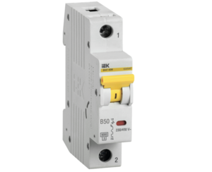 Автоматический выключатель IEK ВА47-60M 1Р 50А 6кА B
