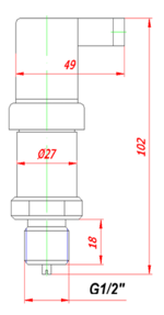 Преобразователь давления Пульсар ПДТВХ-1-02 0-1,0МПа 1/2" заказать со складов по всей России