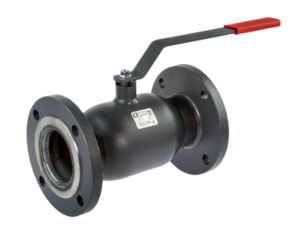 Кран шаровой Ридан JiP-R Standard FF Ду100 фланцевый, с рукояткой стандартным проходом