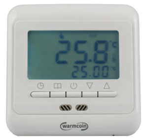 Терморегулятор программируемый Warmcoin W6000 белый W_6000