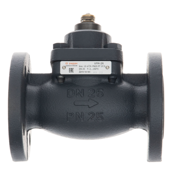 Клапан регулирующий Ридан VFM-2R фланцевый, Ду50 заказать со складов по всей России