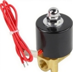 Клапан электромагнитный DN.ru VS100-ET-NC-220VAC 1/4" Ду8 Ру10, соленоидный двухходовой, корпус - латунь, уплотнение - EPDM, резьбовой, нормально-закрытый, прямого действия, катушка - 220В купить с доставкой по РФ