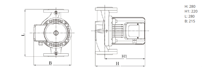 Насос циркуляционный Native NOC 50/12 DM заказать со складов по всей России