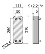 Пластинчатый теплообменник ТТ ТТ27C-20H заказать со складов по всей России