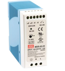 Блок питания Mean Well MDR-60-5 купить с доставкой по РФ