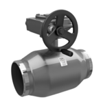 Кран шаровой LD сварка/сварка с редуктором Ду400 Ру16 купить с доставкой по РФ