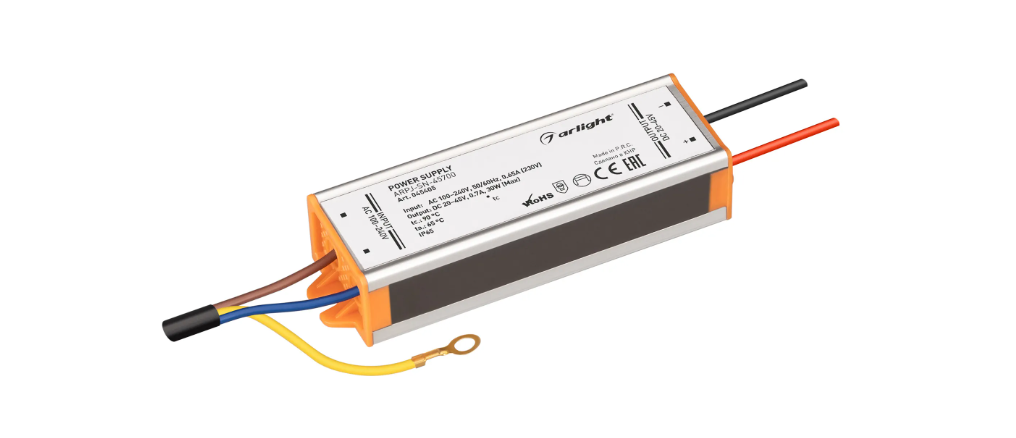 Блок питания Arlight ARPJ-SN-45700 30W, 20-45V, 700mA купить с доставкой по РФ