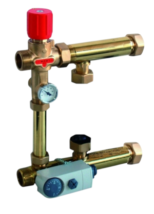 Узел смешения Uni-fitt ISOTHERM, с термосмесителем, DN25, 15 кВт.