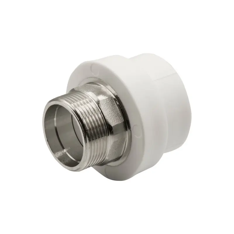 Муфта комб. нар 50х1 1/2'' под ключ EVER® plast белый купить с доставкой по РФ