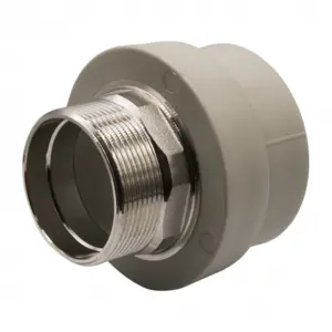 Муфта комб. нар 63х2'' под ключ EVER® plast серый