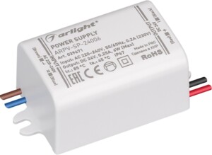 Блок питания Arlight ARPV-SP-24006 24V 6W IP67 0,25A 039671