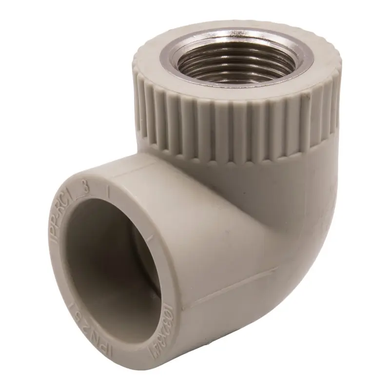 Уголок комб. вн 25х3/4'' EVER® plast серый купить с доставкой по РФ