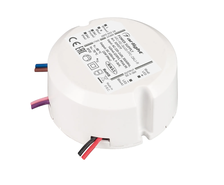 Блок питания Arlight ARJ-KE-42700-PFC-Dali-R 9-42V 30W IP20 0,7A 038300 купить с доставкой по РФ