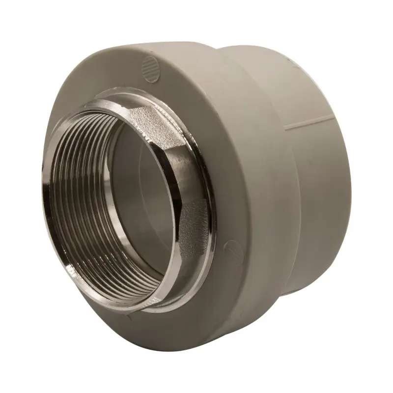 Муфта комб. вн 63х2'' под ключ EVER® plast серый купить с доставкой по РФ