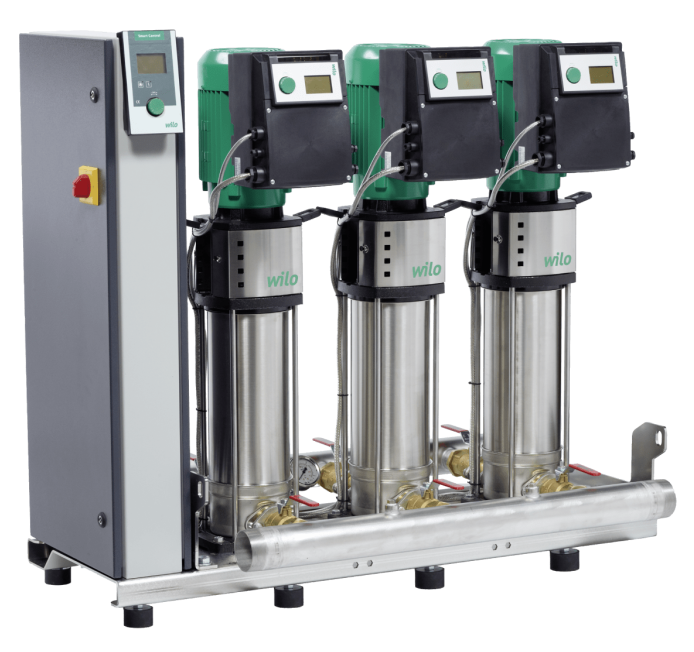 Насосная станция Wilo SiBoost Smart 3 HELIX VE 407 купить с доставкой по РФ