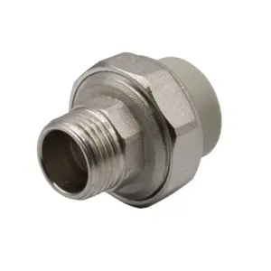 Муфта комб. разъемная, нар 20х1/2'' EVER® plast серый