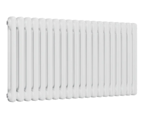 Трубчатый радиатор ТЕПЛОФОРТ двухтрубный, габаритная высота секции 305 мм (межосевое расстояние 230мм), 5 секций, боковое подключение 3/4”, цвет белый глянец
