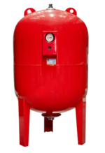 Бак расширительный 200л для отопления (присоединение 1 1/2") с манометром VRT® (вертикальный) купить с доставкой по РФ