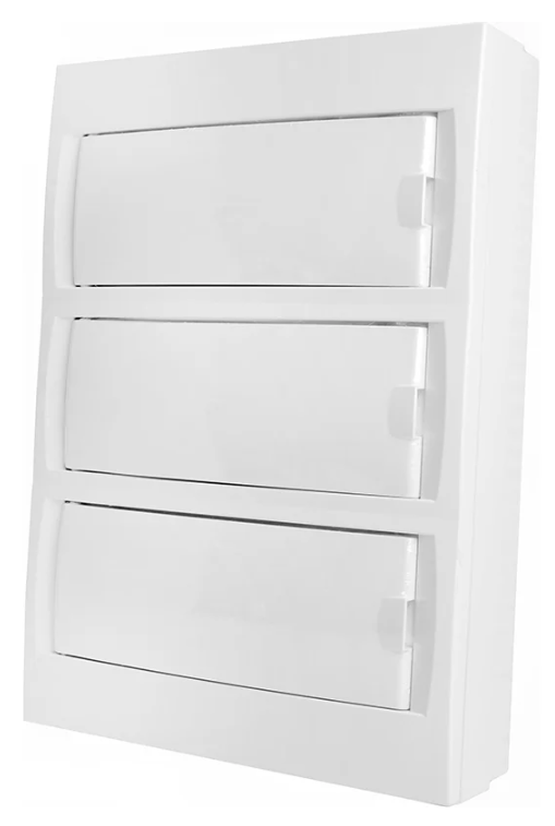 Бокс настенный STEKKER серия Standart EBX50-3/36-40 36 модулей, белый, пластик, купить с доставкой по РФ