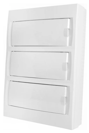 Бокс настенный STEKKER серия Standart EBX50-3/36-40 36 модулей, белый, пластик,